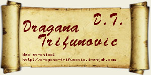 Dragana Trifunović vizit kartica